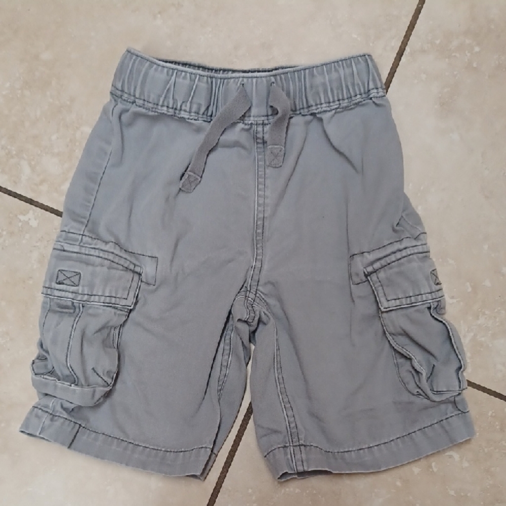Hanna Andersson Gray Cargo Shorts for Kids, Size 5